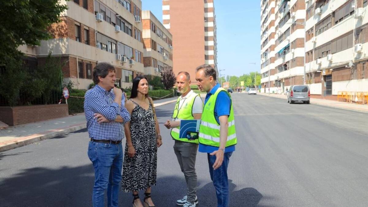 Fuenlabrada utiliza productos reciclados para el asfaltado que está realizando en varias calles
