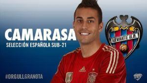 Camarasa con la seleecion sub-21