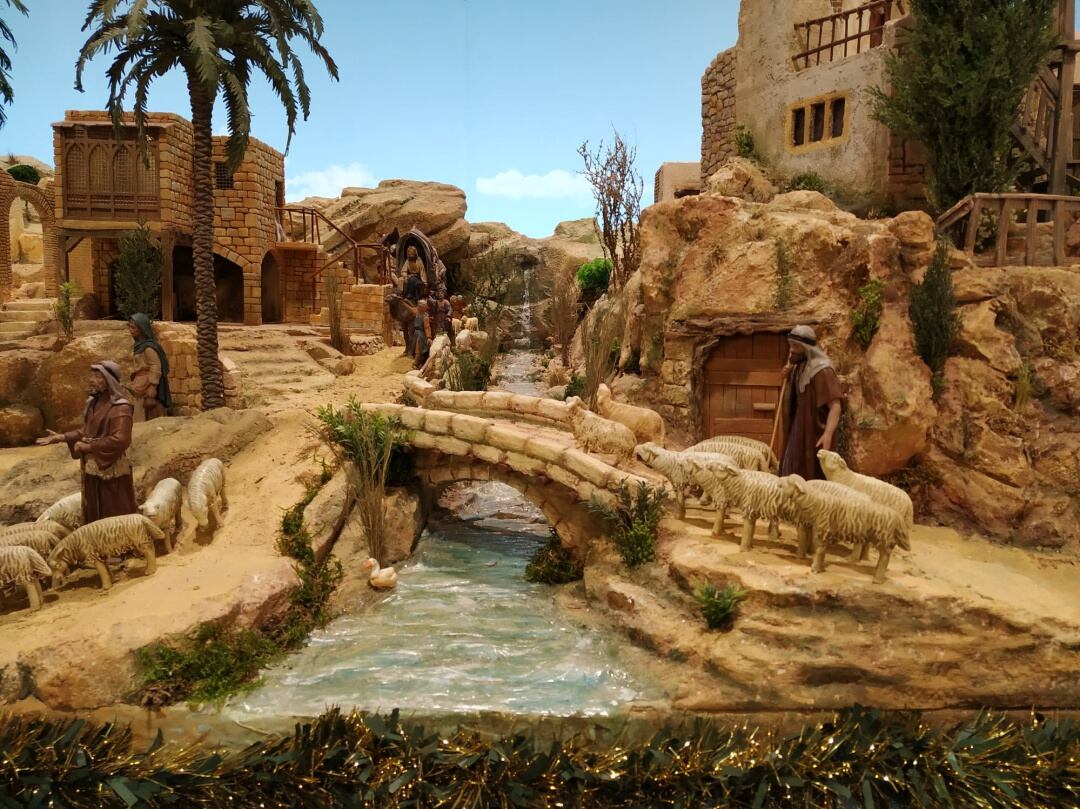 Belenes Diputación, espectacular conjunto de escenas navideñas con grandes portales panorámicos.