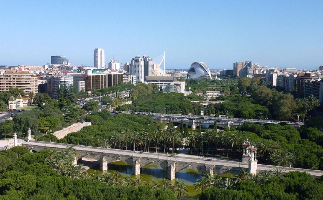El Jardín del Turia, uno de los pulmones verdes de València