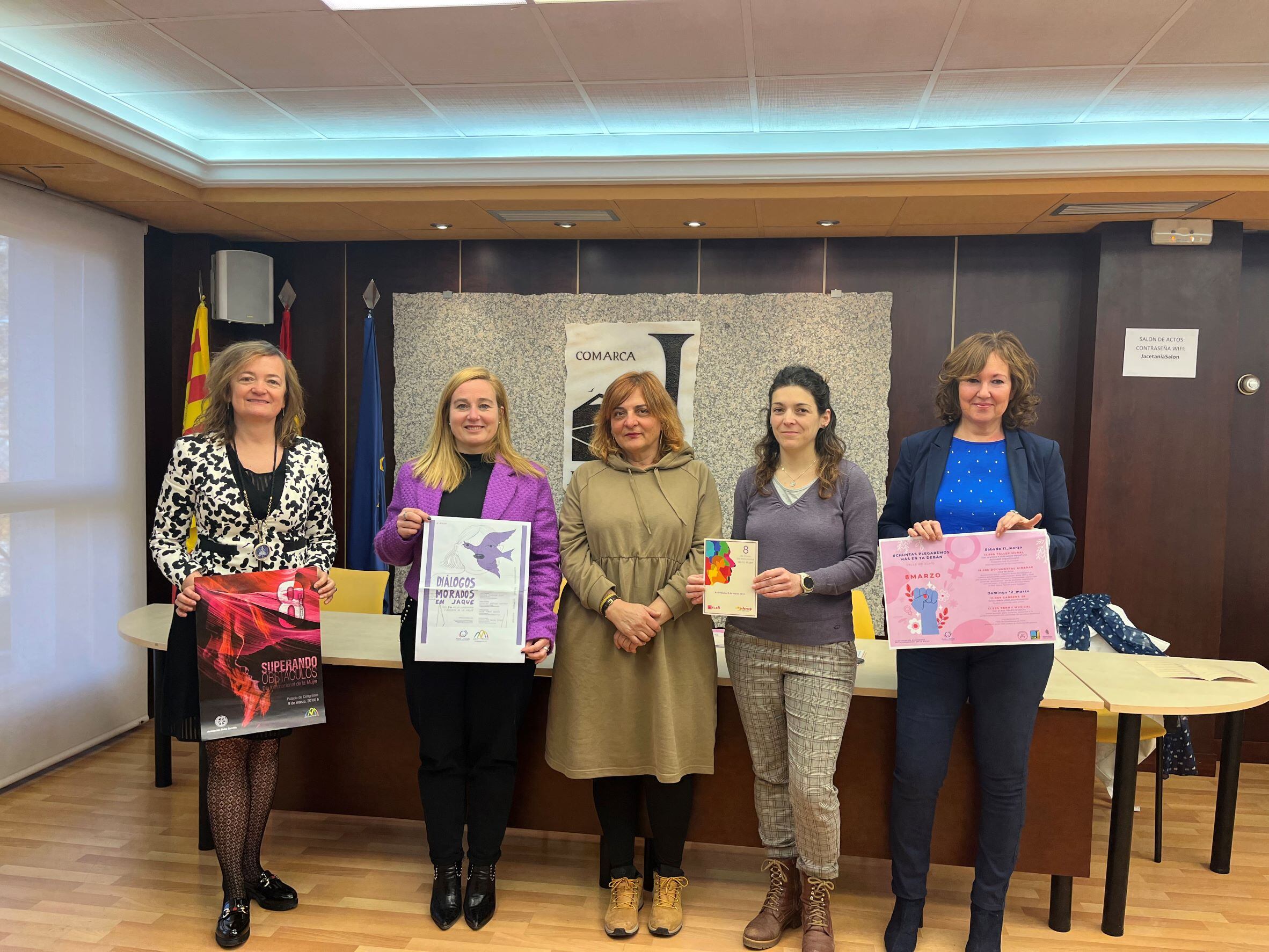 La comarca presentaba los actos junto al ayuntamiento de Jaca, la Asociación doña Sancha y la Asociaicón de Mujeres de Los Valles de Hecho