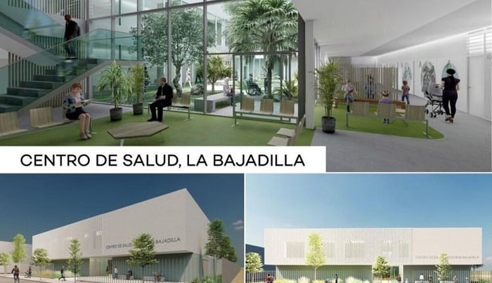 Recreación del futuro Centro de Salud de La Bajadilla