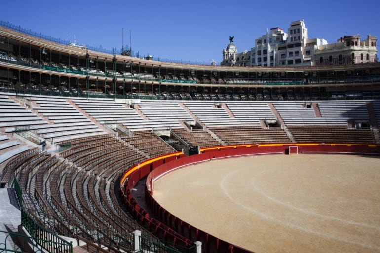 Interior de la plaza de toros