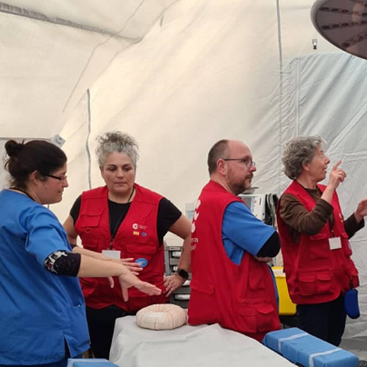 “Del terremoto de Turquía me traigo ojos llenos de tristeza, pero también de gratitud”, dice Rosa, técnico auxiliar de Enfermería