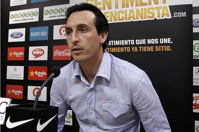 Emery pide unión a sus jugadores para el partido contra el Recreativo