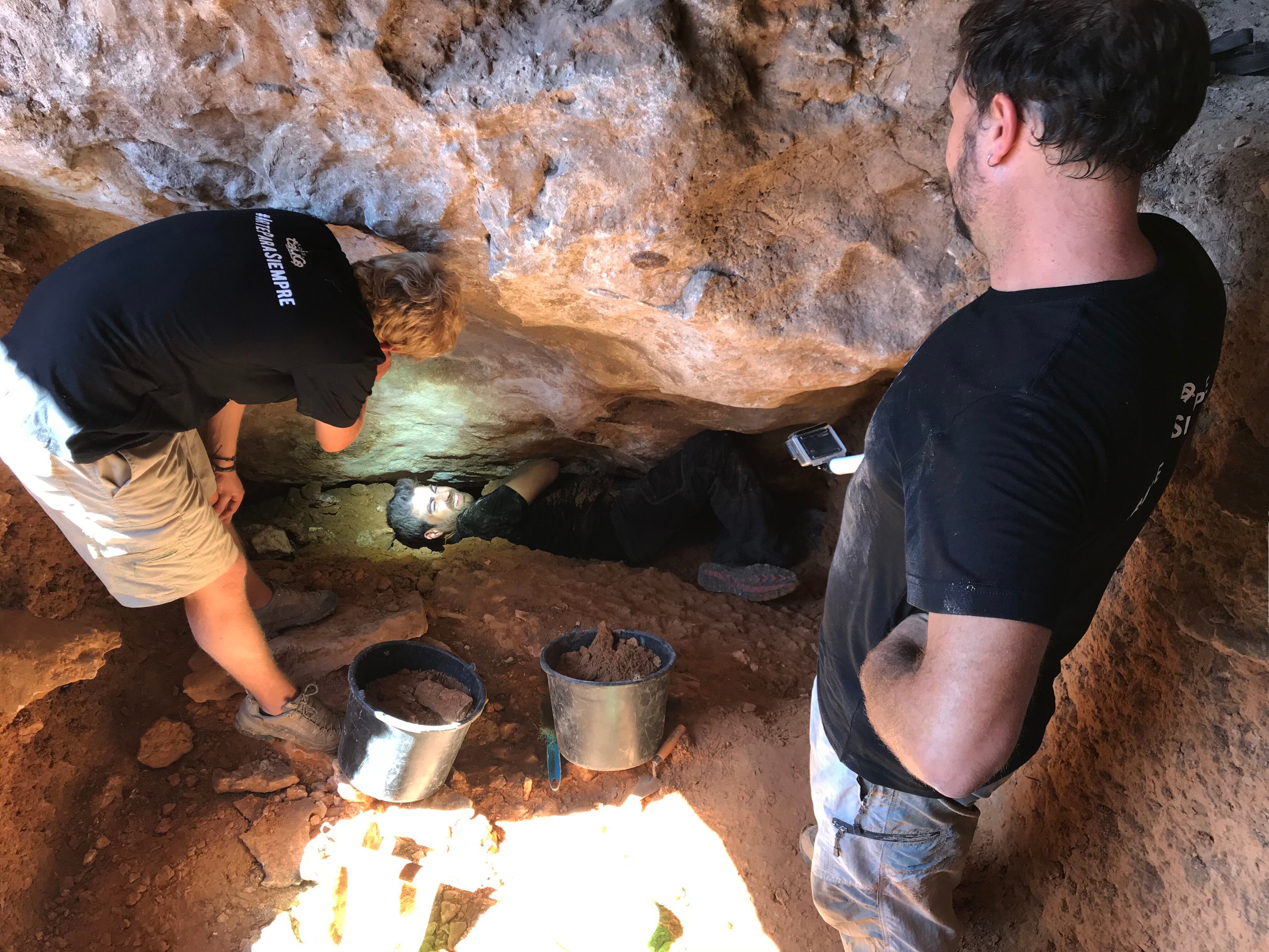 Descubren una nueva galería en la Cueva del Arco, Cieza