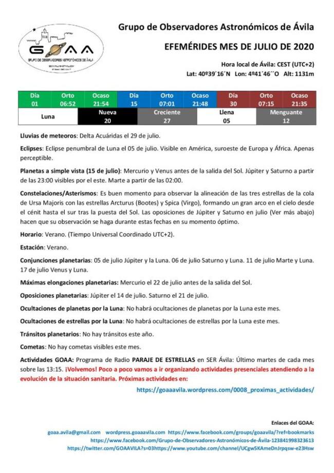 Efemérides de julio