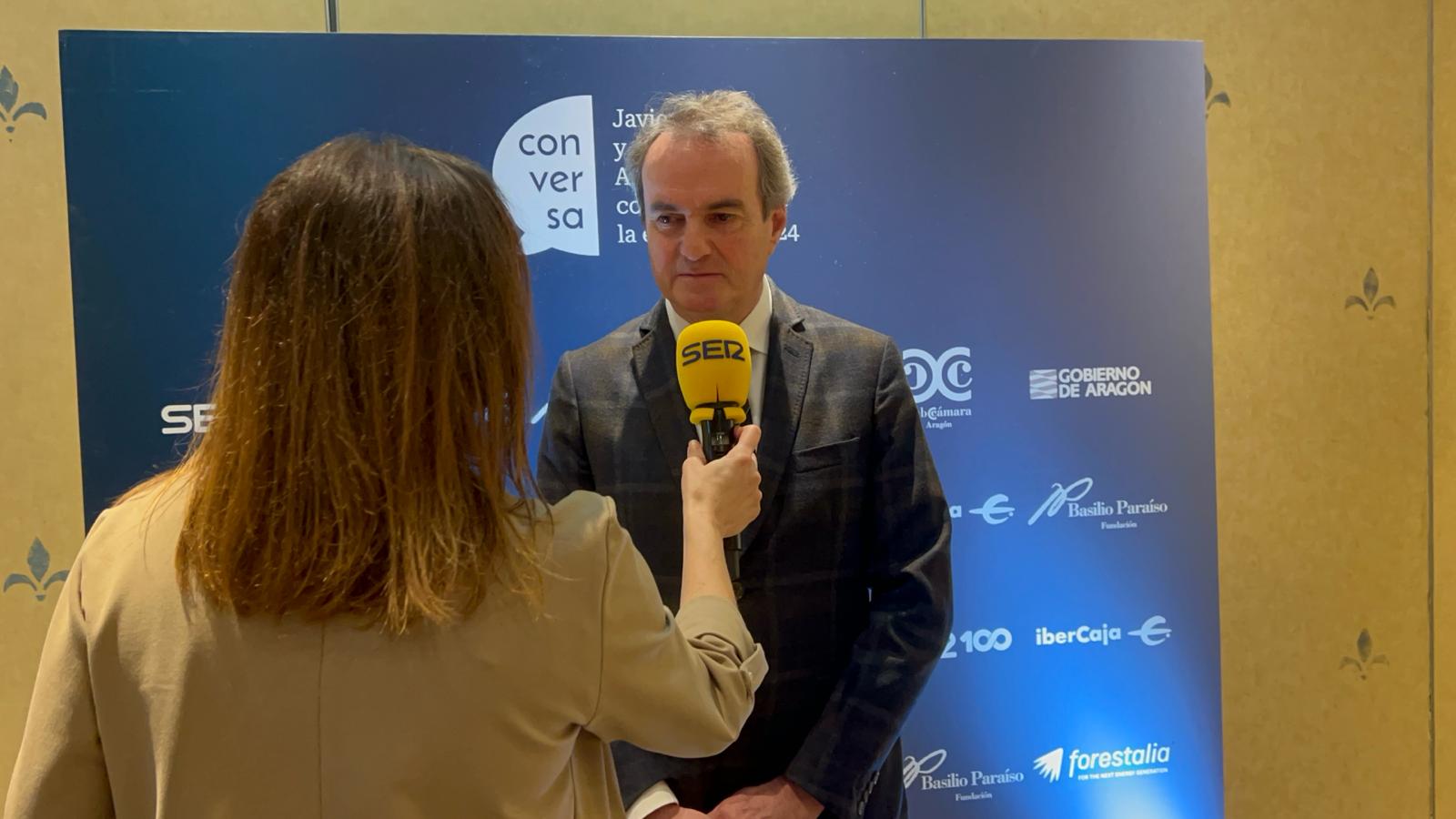 Presidente de la Cámara de Comercio de Zaragoza, Jorge Villarroya