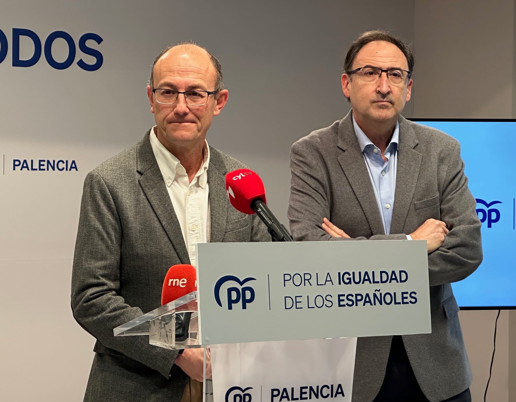 Jorge Domingo Martínez y Alfonso Polanco, senadores por Palencia