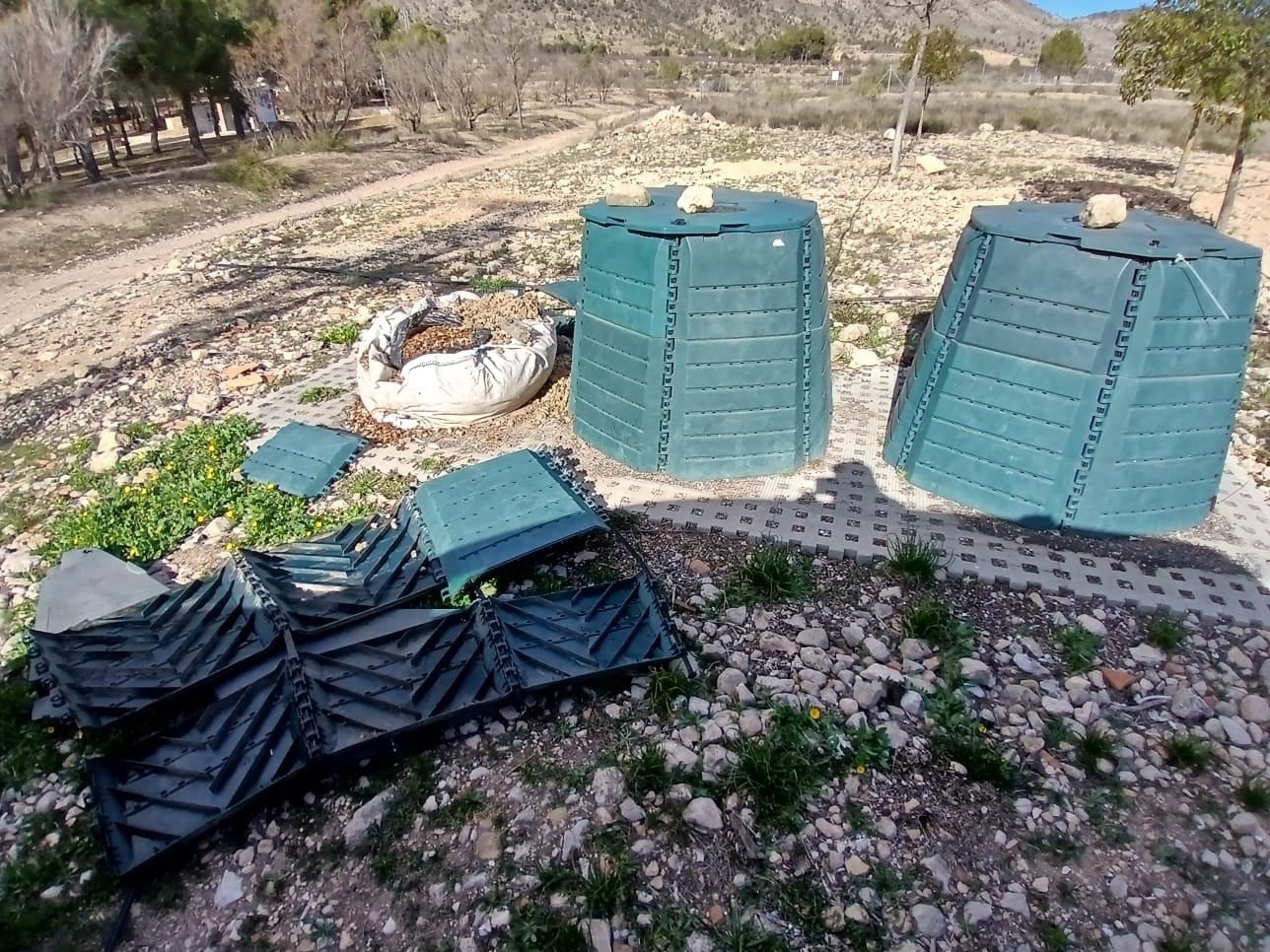 Mal uso de las composteras