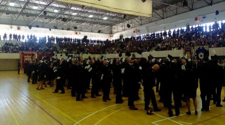 Alumnos de la Escuela de Policía en la jura del cargo