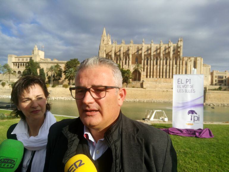 Jaume Font (El PI) en el Parc de la Mar.