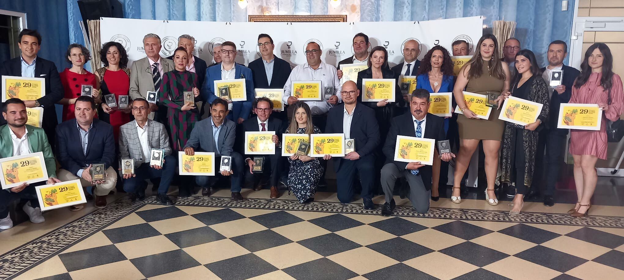 Todos los premiados en el 29 Certamen de Calidad de los Vinos de Jumilla