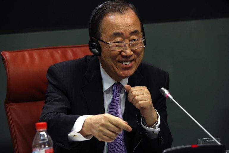 El secretario general de la ONU, Ban Ki-moon.