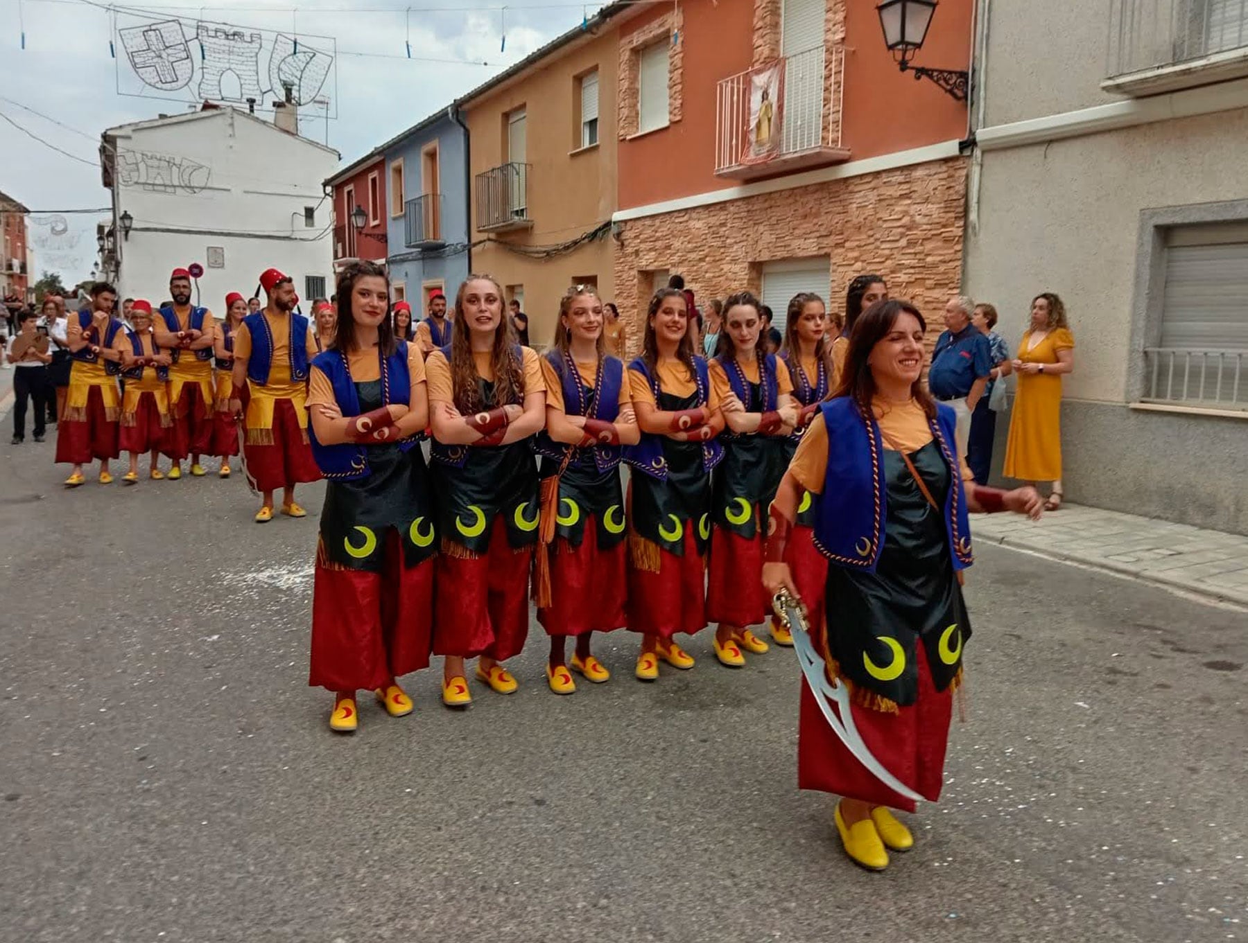 Una imatge d&#039;arxiu d&#039;una de les filaes de Benàmer durant l&#039;Entrada