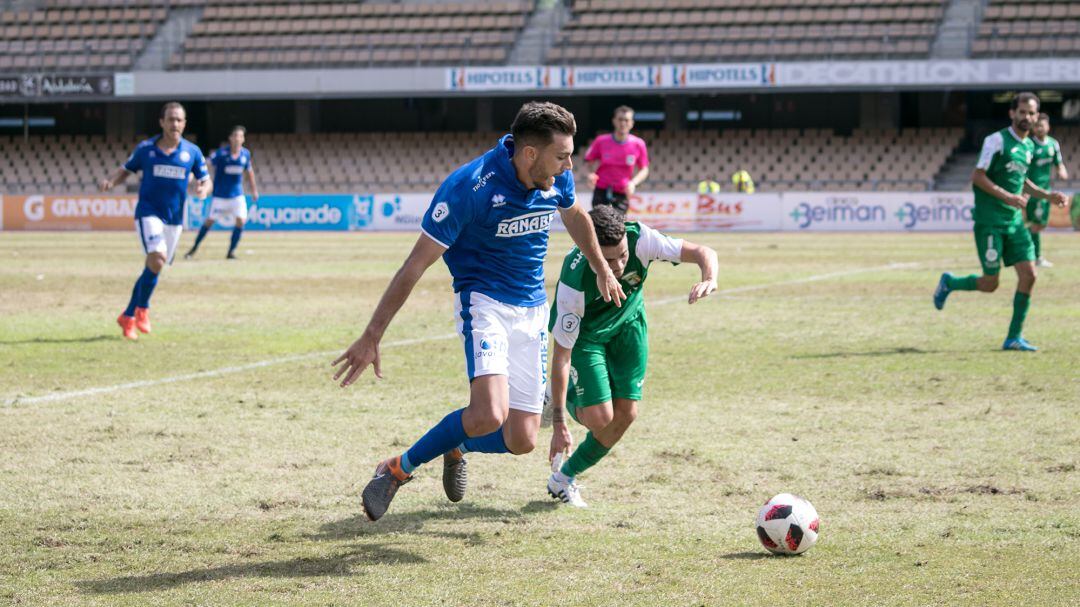 Imagen del último partido que se jugo en Chapín ante el Guada