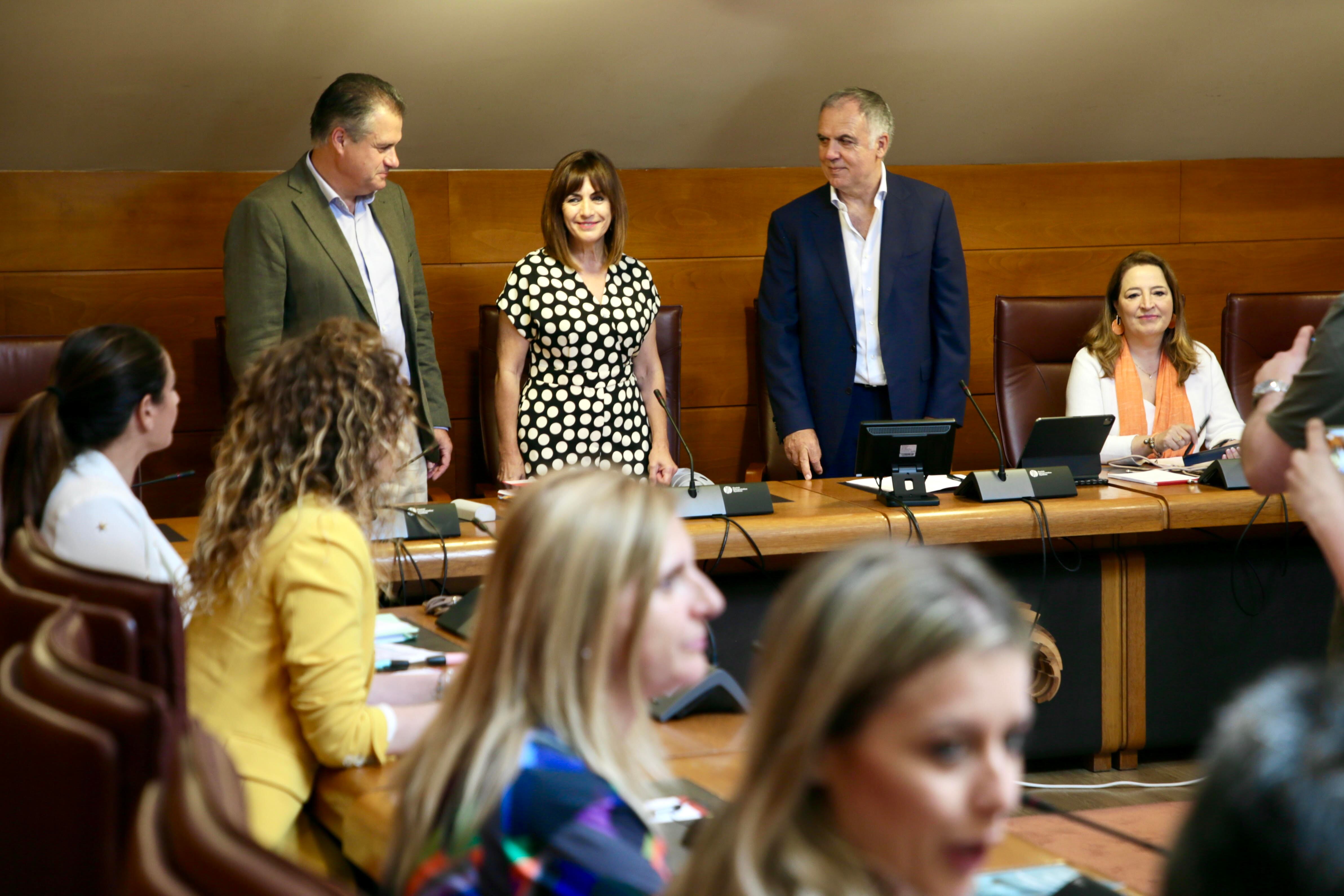 Comparecencia en el Parlamento de Cantabria.