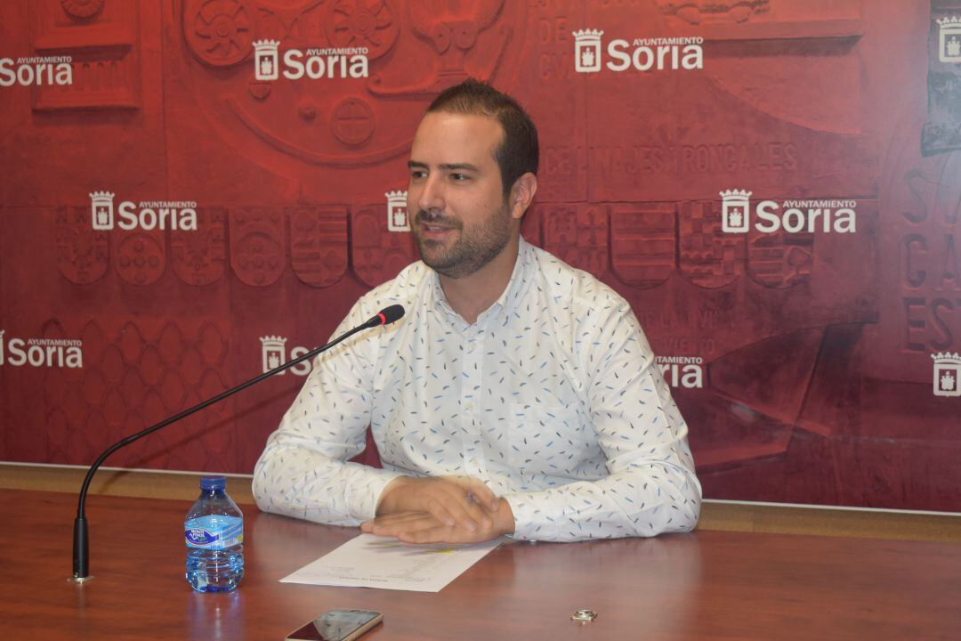 Ángel Hernández, concejal de Deportes del Ayuntamiento de Soria.