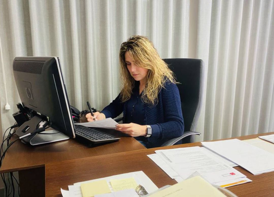 La alcaldesa de Vall d'Alba, Marta Barrachina. Imagen de archivo