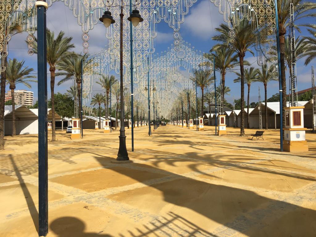 Aspecto que presentaba este miércoles el González Hontoria