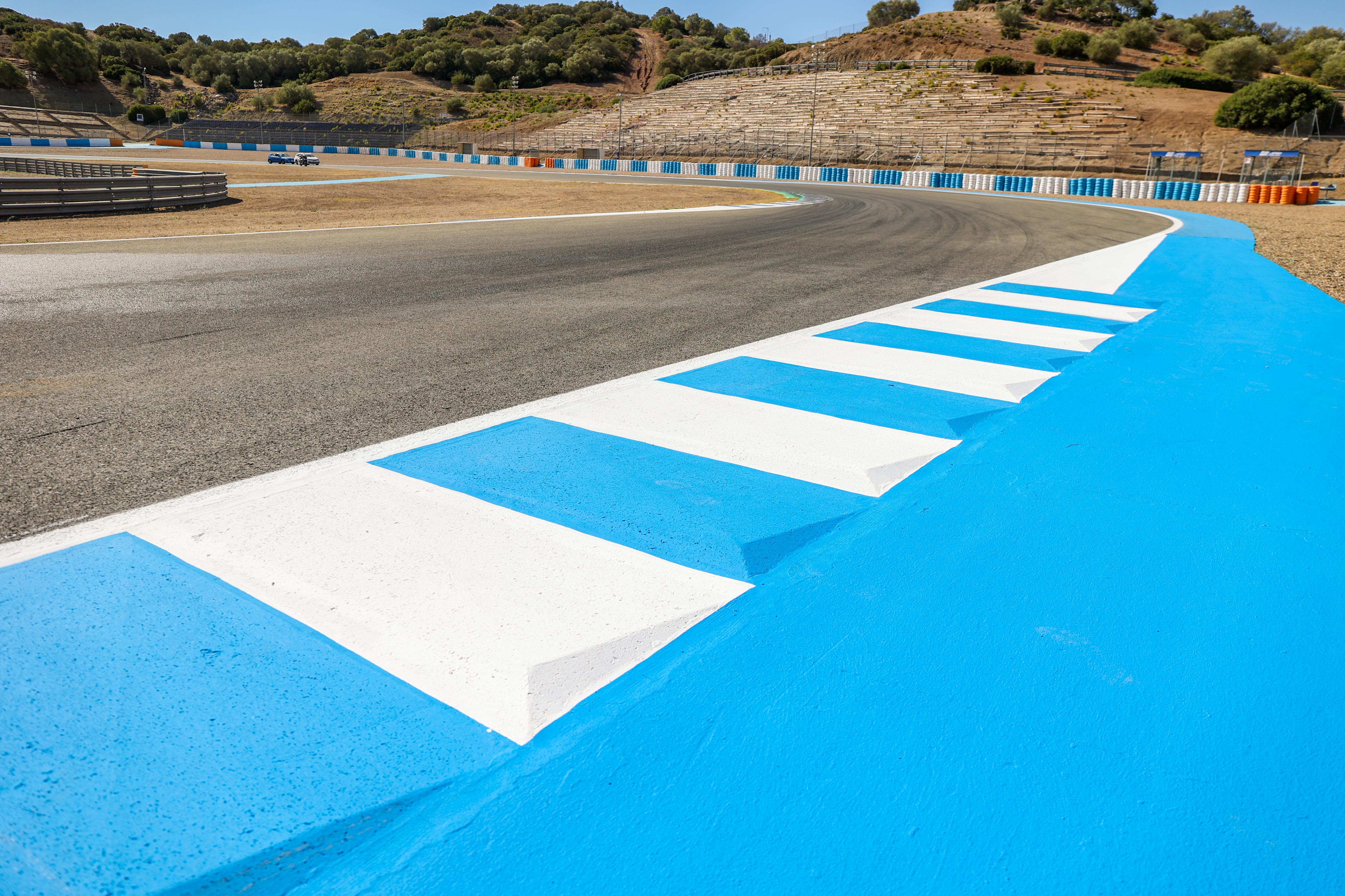 Pista del Circuito de Jerez en la que se está actuando