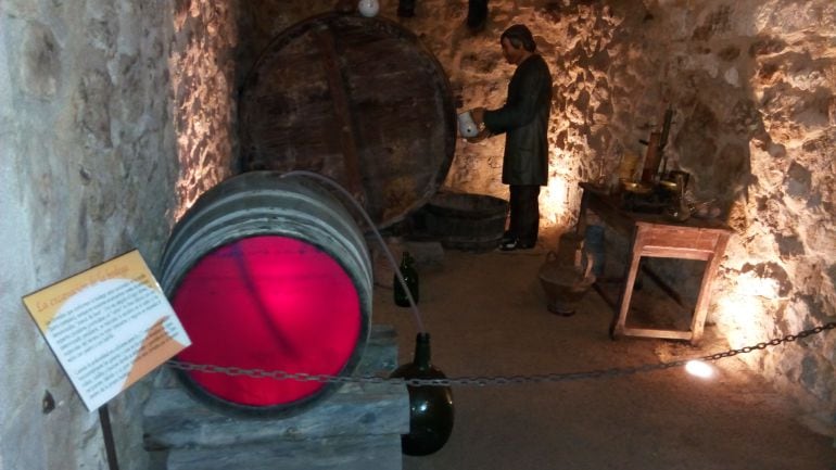 Interior de la bodega de Las Ánimas