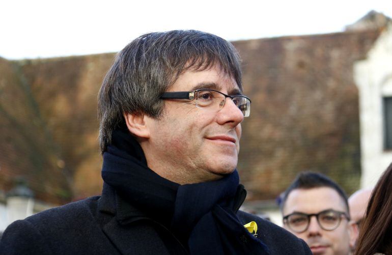 El presidente cesado de la Generalitat, Carles Puigdemont.