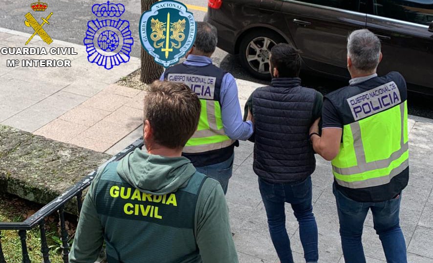 Operación conjunta entre la Policía Nacional, la Guardia Civil y la GNR en Monçao