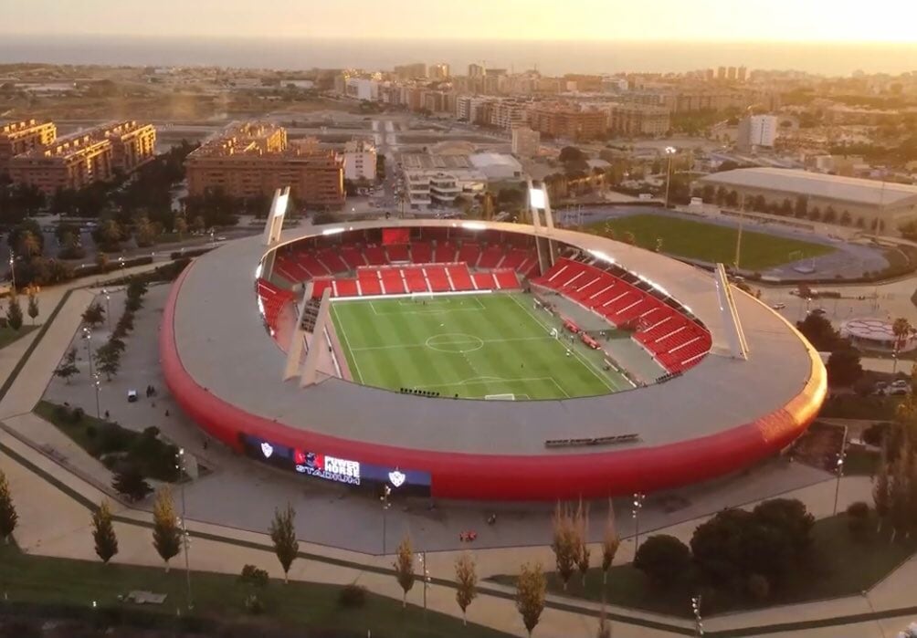 Vista espectacular del Estadio Mediterráneo.