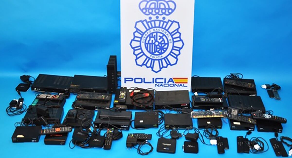 Dispositivos incautados