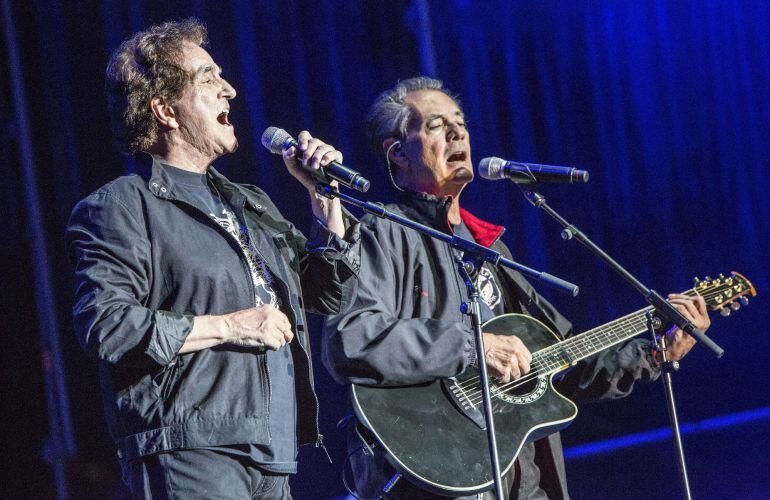 El Dúo Dinámico, Manuel de la Calva y Ramón Arcusa, durante su actuación en el festival Sonorama 2016