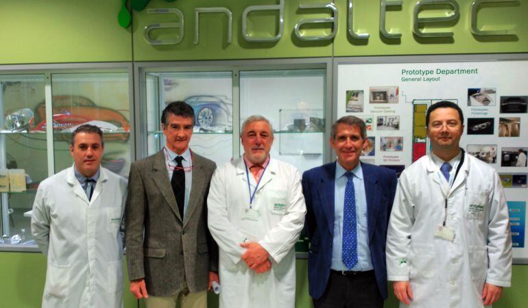 Representantes de Navantia y Andaltec en Martos