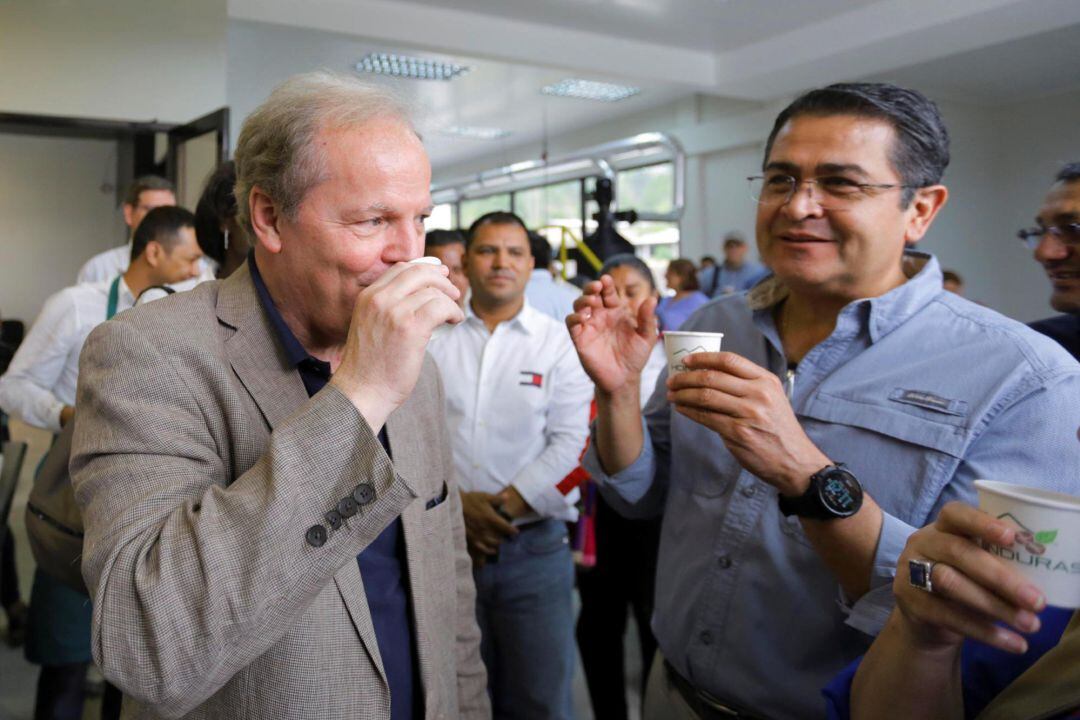 El presidente de Honduras, Juan Orlando Hernández