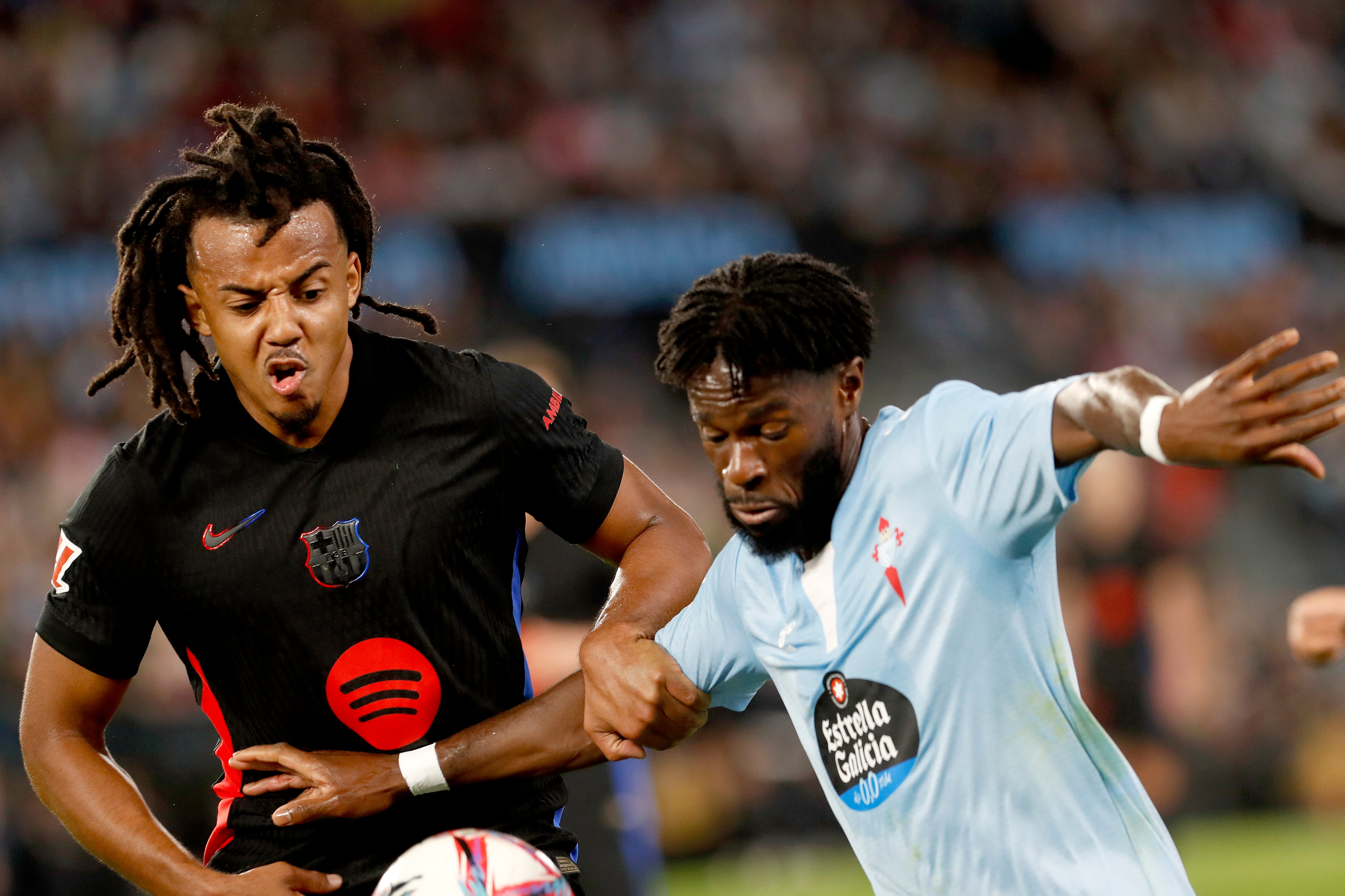 Jules Koundé, durante el Celta de Vigo - FC Barcelona de Liga