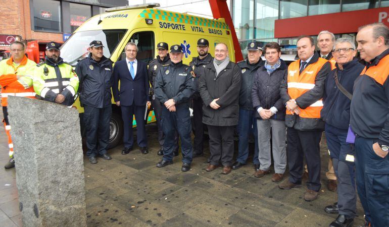 Los servicios de emergencias y seguridad de Parla han participado en la jornada del plan de autoprotección de RENFE