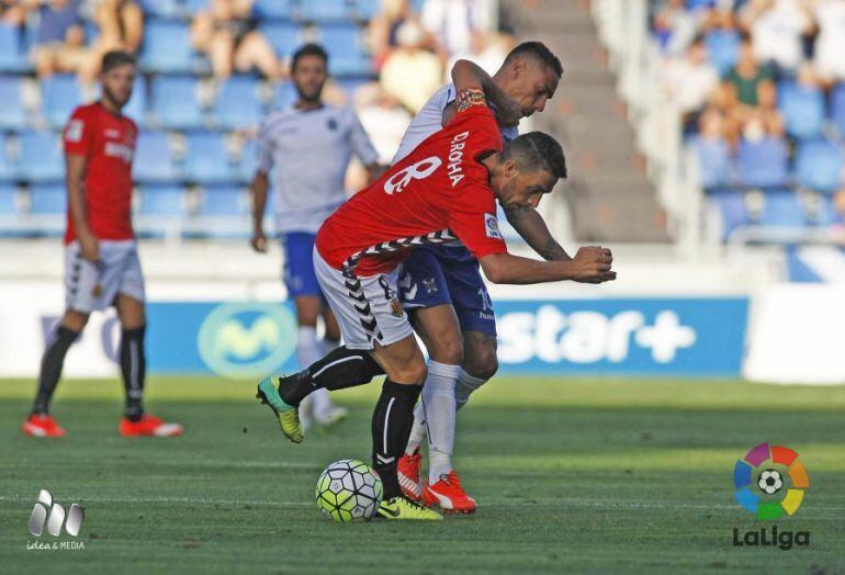 Acción del encuentro entre el Tenerife y el Nástic