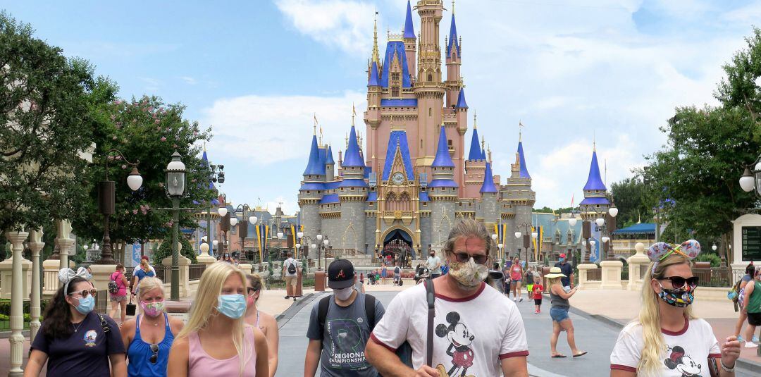 Imagen de Disney World durante esta etapa generada por el coronavirus