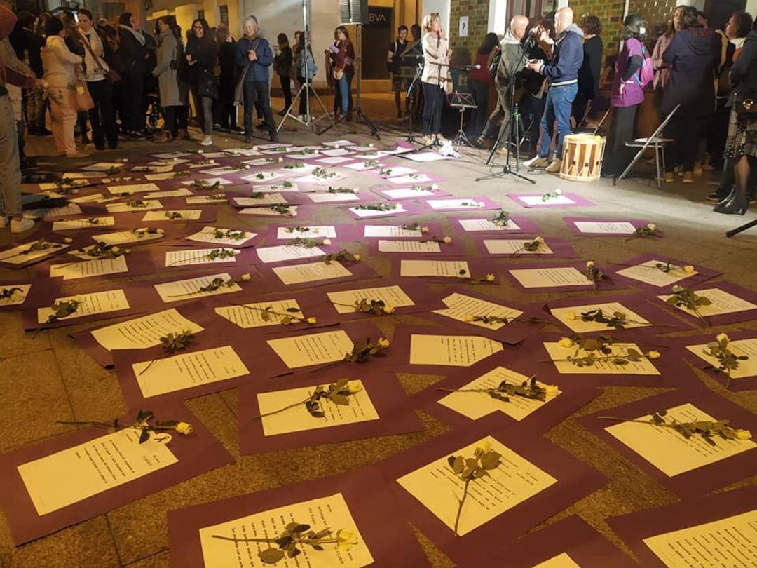 Homenaje a las víctimas de violencia de género el 25N en Lanzarote