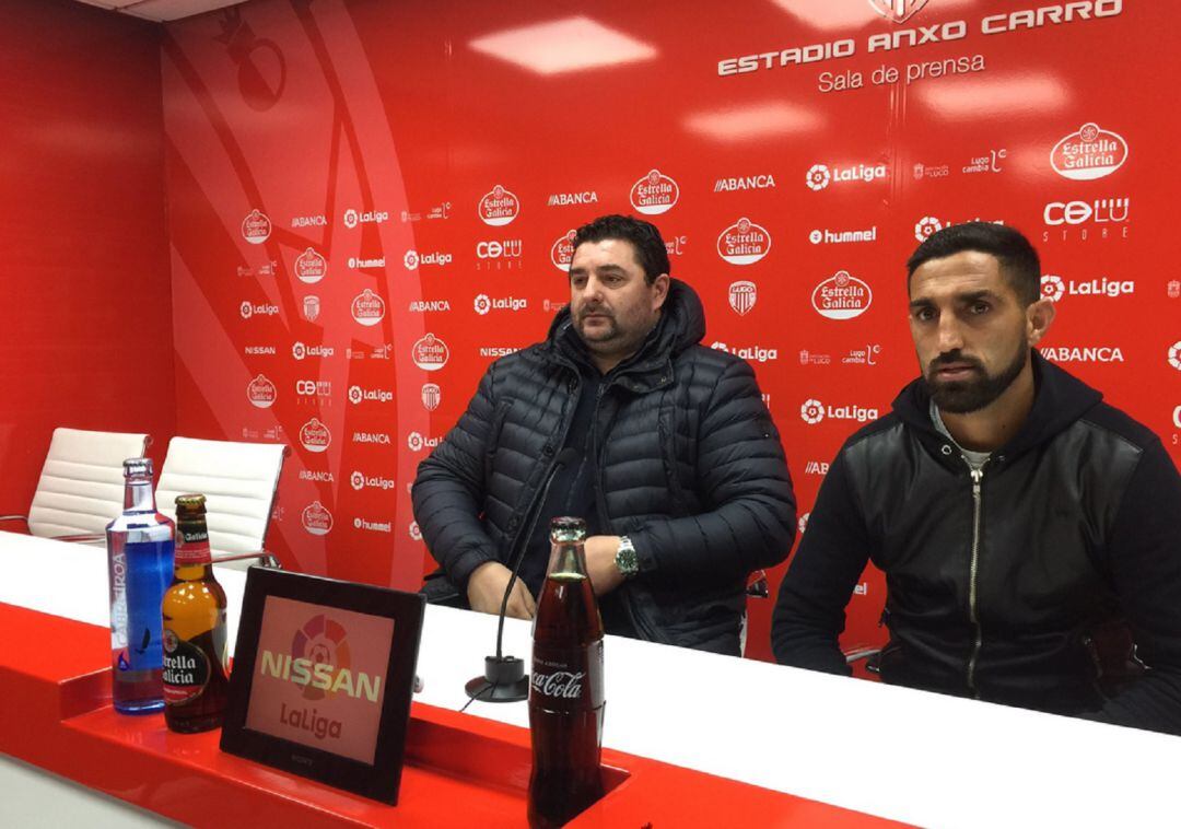 Emilio Viqueira e Hernán Menosse en rolda de prensa