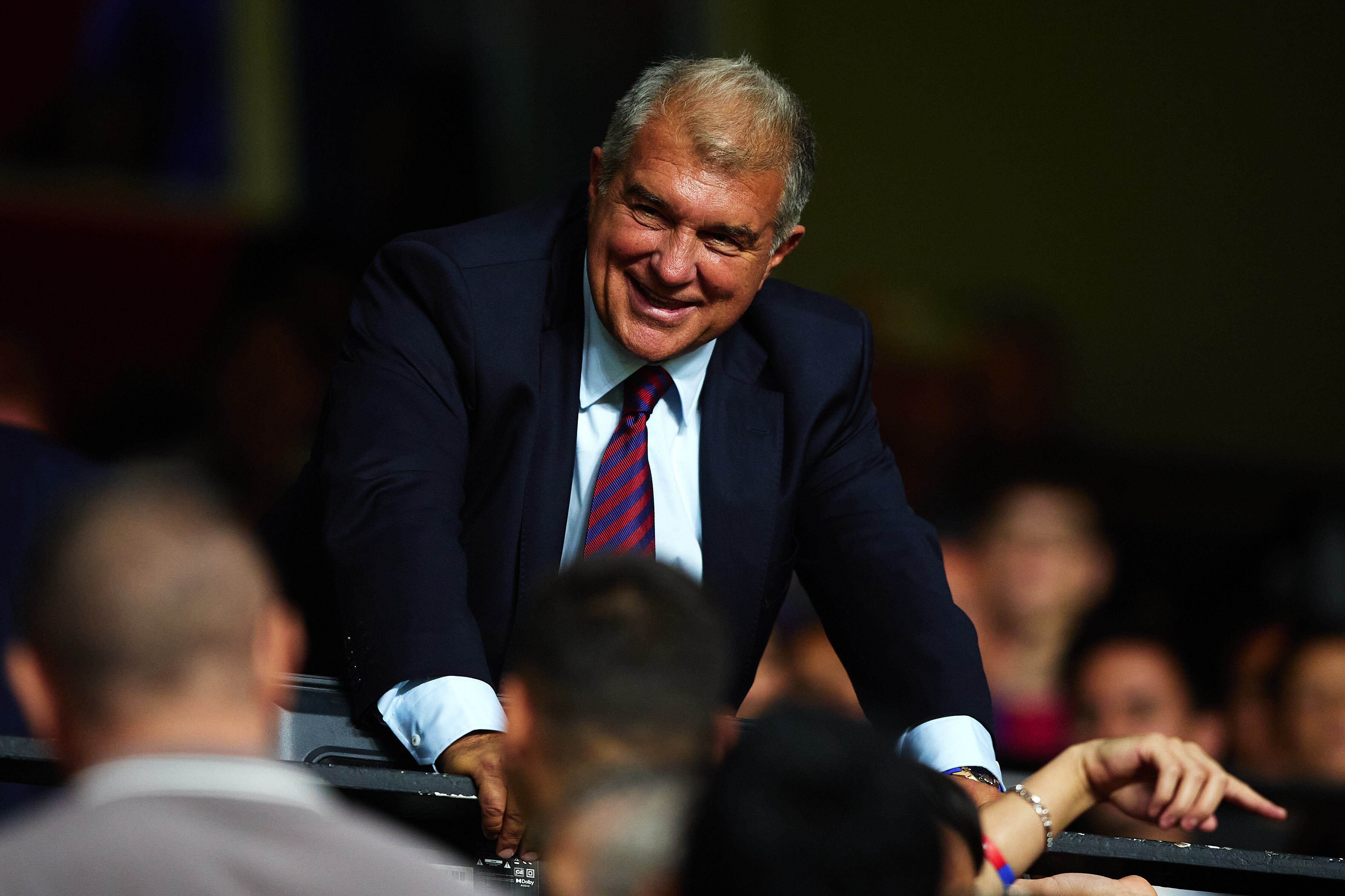 Joan Laporta en el palco.