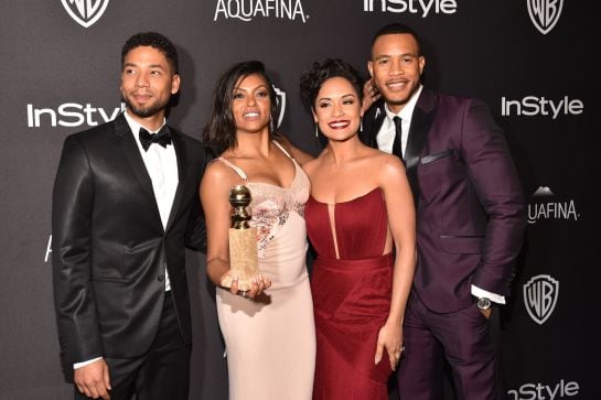 Taraji P. Henson, en su salsa tras recoger el Globo de Oro