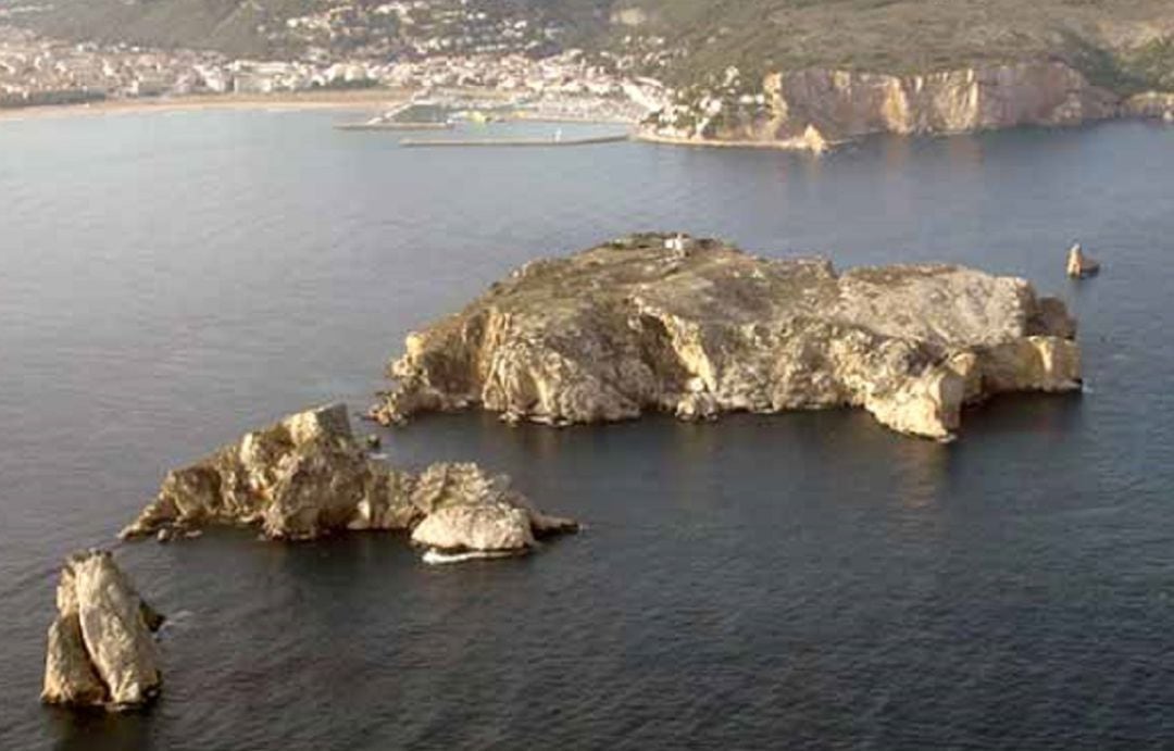 Vista aèria de les Illes Medes