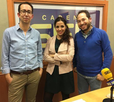 José María Martín, Patricia Huertas y Jacinto Molero