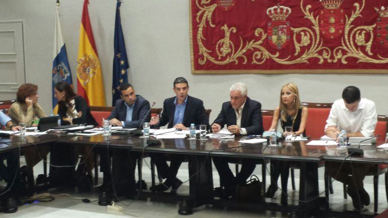 El consejero de Agricultura, Ganadería, Pesca y Aguas en la Comisión parlamentaria. 