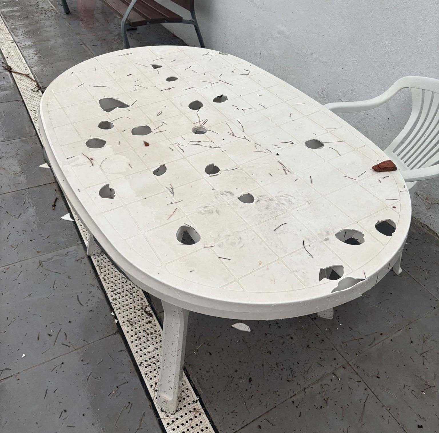 Tormenta en Sancho Abarca en las Cinco Villas zaragozana