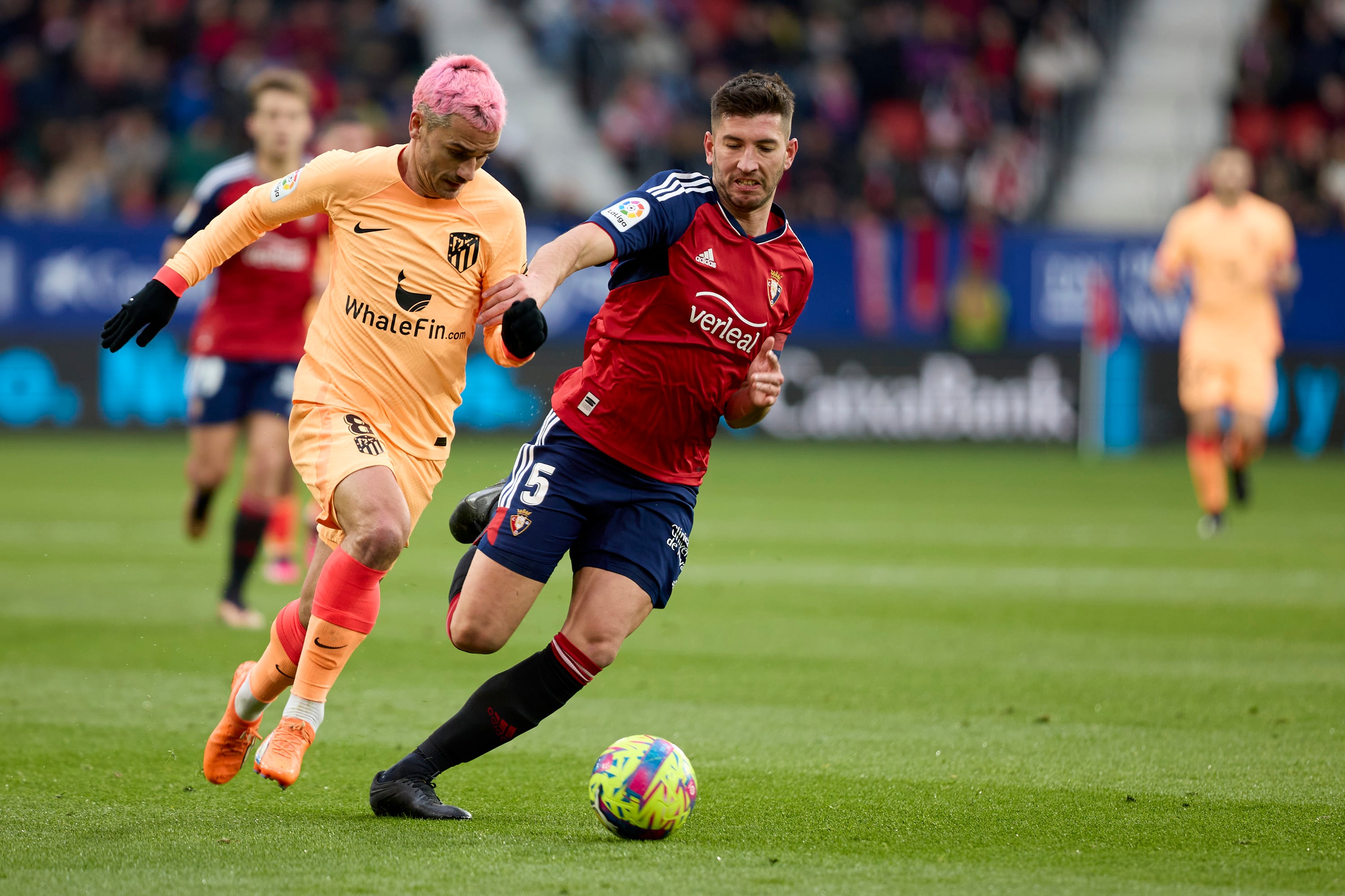 Antoine Griezmann liderará al Atlético de Madrid en El Sadar