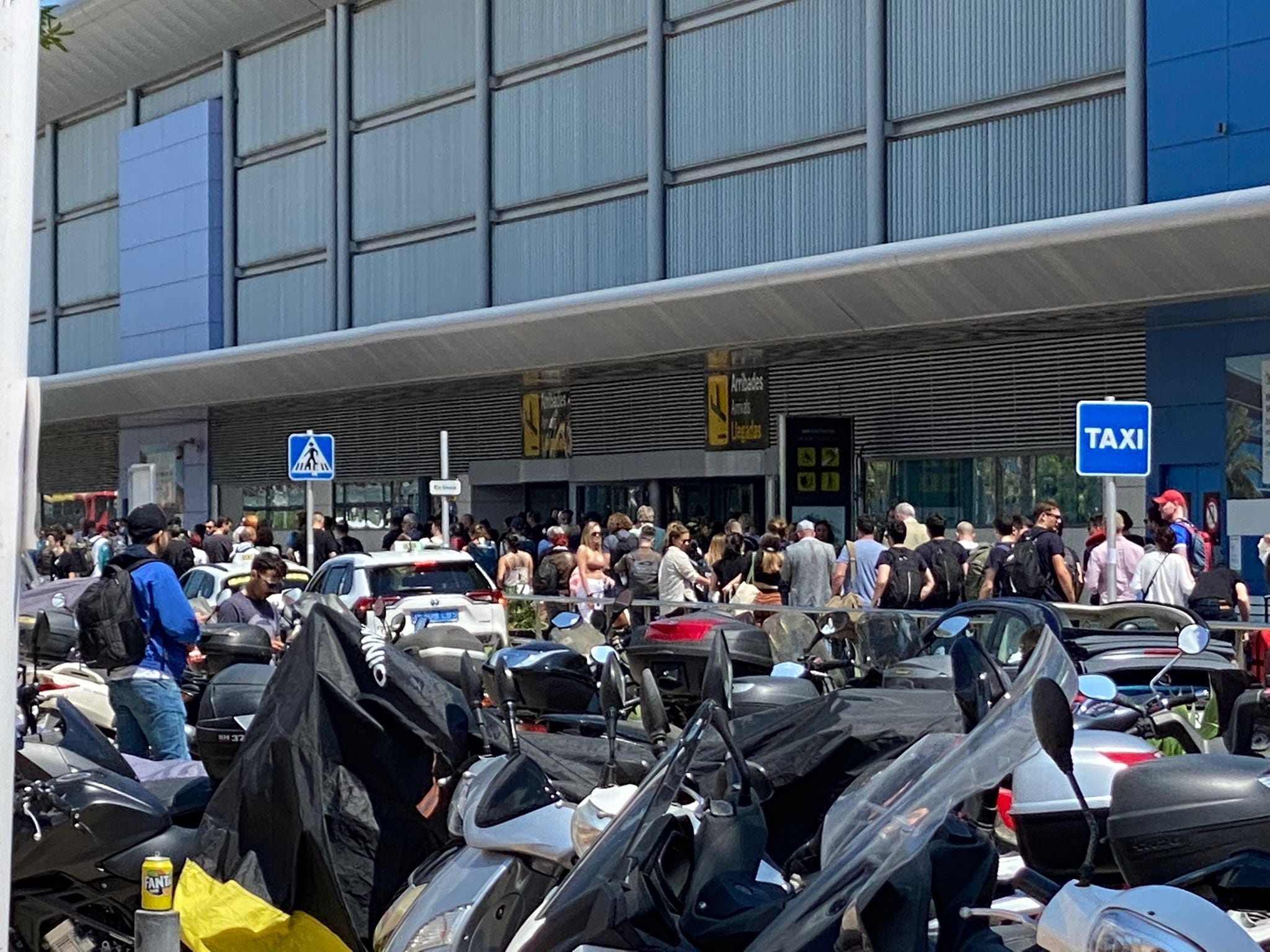 Imagen de archivo de la parada del Aeropuerto