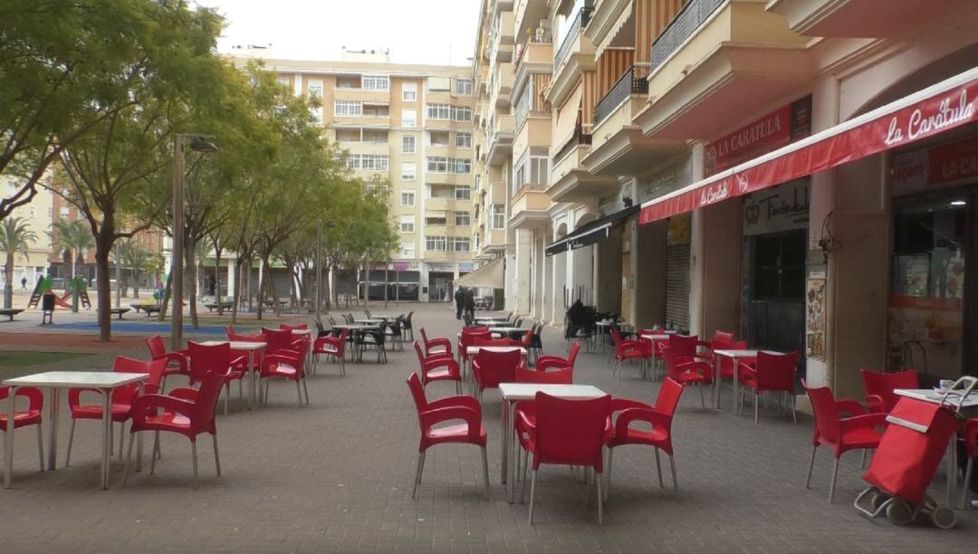 Terraza (imagen de archivo)