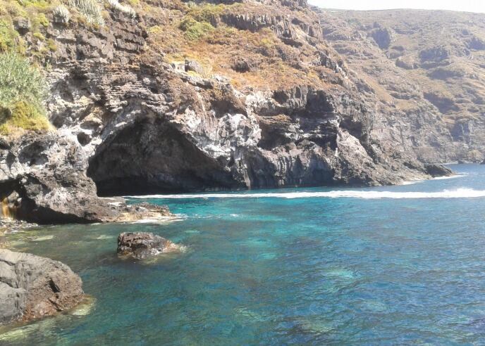 Zona de baño de la 'Costa de Rojas', en El Sauzal