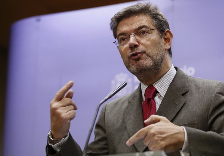 El ministro de Justicia, Rafael Catalá,en una fotografía de archivo.